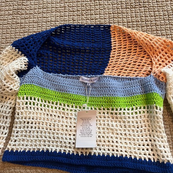 NWT Scarlet&Sam Crochet Top - Picture 9 of 12